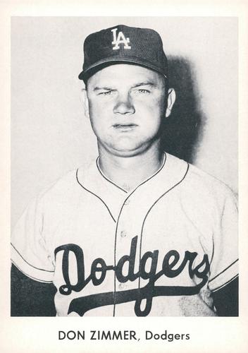 1959 Danny Goodman Los Angeles Dodgers #NNO Don Zimmer Front