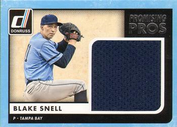2016 Donruss - Promising Pros Materials #PPM-BS Blake Snell Front