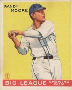 1934 World Wide Gum (V354) #26 Randy Moore Front