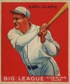 1934 World Wide Gum (V354) #41 Earl Clark Front