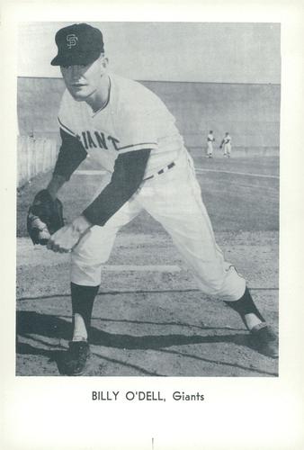 1964 Sports Service San Francisco Giants #NNO Billy O'Dell Front