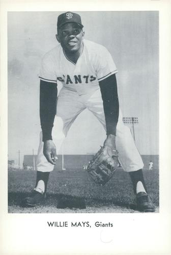 1963 Sports Service San Francisco Giants #NNO Willie Mays Front
