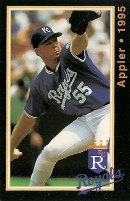 1995 Kansas City Royals Police #55 Kevin Appier Front