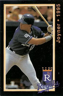 1995 Kansas City Royals Police #12 Wally Joyner Front