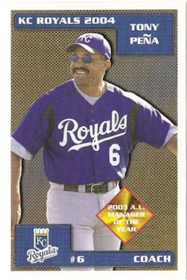 2004 Kansas City Royals Police #NNO Tony Pena Front