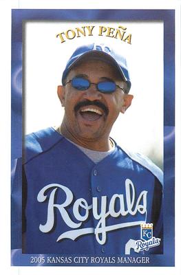 2005 Kansas City Royals Police #NNO Tony Pena Front