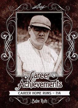 2016 Leaf Babe Ruth Collection - Career Achievements #CA-02 Babe Ruth Front