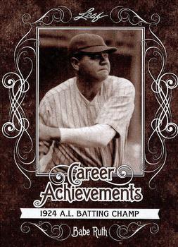2016 Leaf Babe Ruth Collection - Career Achievements #CA-06 Babe Ruth Front