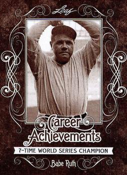 2016 Leaf Babe Ruth Collection - Career Achievements #CA-07 Babe Ruth Front
