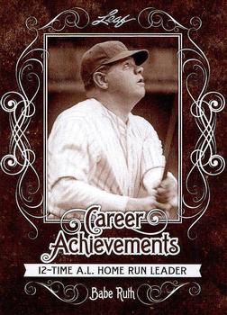 2016 Leaf Babe Ruth Collection - Career Achievements #CA-08 Babe Ruth Front