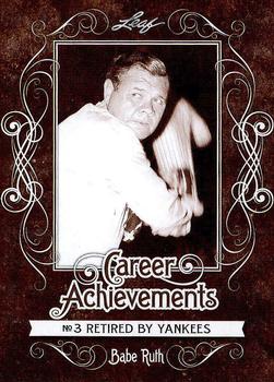 2016 Leaf Babe Ruth Collection - Career Achievements #CA-09 Babe Ruth Front