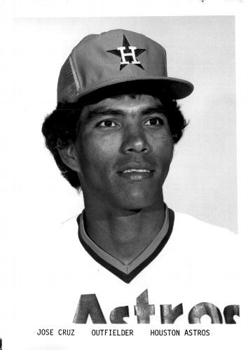 1977 Houston Astros 5x7 Photos #NNO Jose Cruz Front
