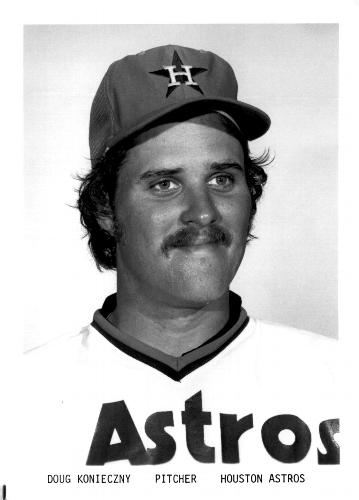1977 Houston Astros 5x7 Photos #NNO Doug Konieczny Front