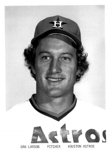 1977 Houston Astros 5x7 Photos #NNO Dan Larson Front