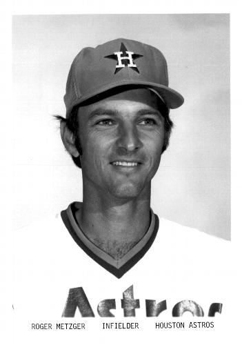 1977 Houston Astros 5x7 Photos #NNO Roger Metzger Front