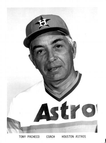1977 Houston Astros 5x7 Photos #NNO Tony Pacheco Front