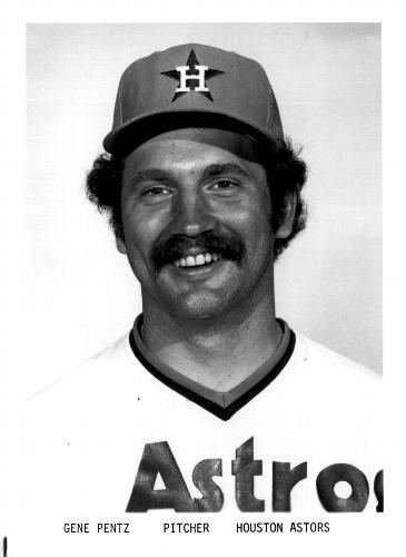 1977 Houston Astros 5x7 Photos #NNO Gene Pentz Front