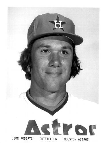 1977 Houston Astros 5x7 Photos #NNO Leon Roberts Front