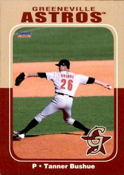 2012 Choice Greeneville Astros #03 Tanner Bushue Front