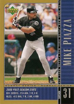 2000 Upper Deck Subway Series #NY18 Mike Piazza  Front