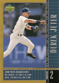 2000 Upper Deck Subway Series #NY1 Derek Jeter  Front