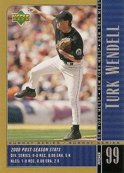 2000 Upper Deck Subway Series #NY26 Turk Wendell  Front