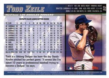 1998 Topps Opening Day #50 Todd Zeile Back