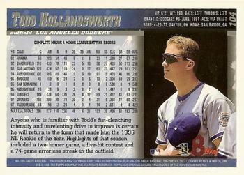 1998 Topps Opening Day #104 Todd Hollandsworth Back