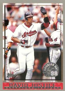 1998 Topps Opening Day #163 David Justice Front