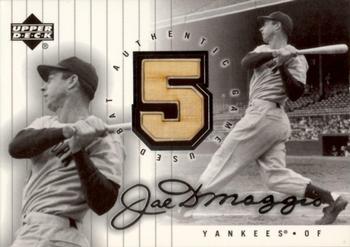 2000 Upper Deck Yankees Legends - Joe DiMaggio Memorabilia #YLB-JD Joe DiMaggio Front