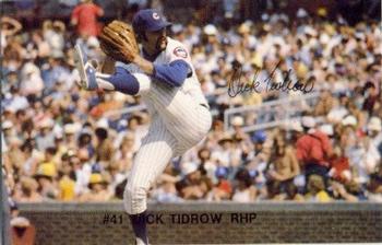 1982 Red Lobster Chicago Cubs #NNO Dick Tidrow Front