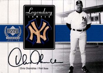 2000 Upper Deck Yankees Legends - Legendary Lumber #CC-LL Chris Chambliss  Front
