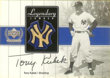 2000 Upper Deck Yankees Legends - Legendary Lumber #TK-LL Tony Kubek  Front