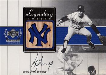 2000 Upper Deck Yankees Legends - Legendary Lumber Gold #BD-LL Bucky Dent  Front