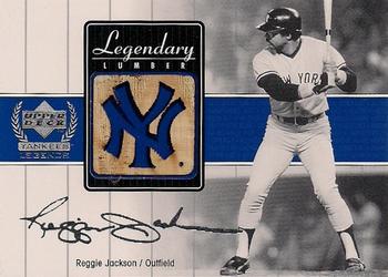 2000 Upper Deck Yankees Legends - Legendary Lumber Gold #RJ-LL Reggie Jackson  Front