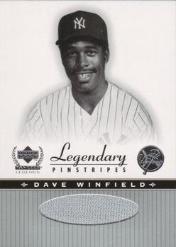 2000 Upper Deck Yankees Legends - Legendary Pinstripes #DW-LP Dave Winfield  Front