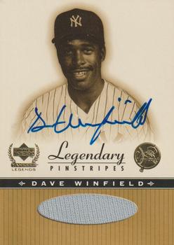 2000 Upper Deck Yankees Legends - Legendary Pinstripes Autographed #DW-A Dave Winfield  Front