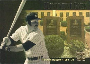 2000 Upper Deck Yankees Legends - Monument Park #MP5 Thurman Munson  Front