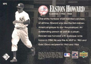2000 Upper Deck Yankees Legends - Monument Park #MP6 Elston Howard  Back