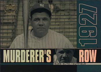 2000 Upper Deck Yankees Legends - Murderer's Row #MR2 Babe Ruth  Front