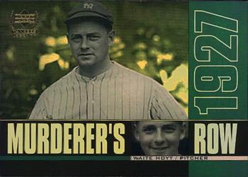 2000 Upper Deck Yankees Legends - Murderer's Row #MR7 Waite Hoyt  Front