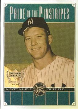 2000 Upper Deck Yankees Legends - Pride of the Pinstripes #PP2 Mickey Mantle  Front