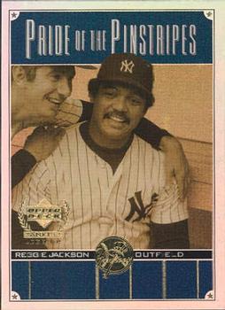 2000 Upper Deck Yankees Legends - Pride of the Pinstripes #PP5 Reggie Jackson  Front