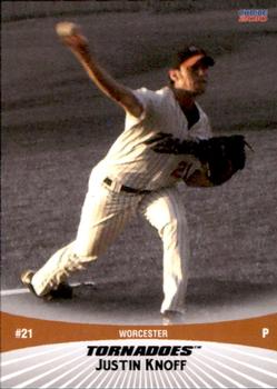 2010 Choice Worcester Tornadoes #22 Justin Knoff Front
