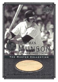 2000 Upper Deck Yankees Master Collection - All-Time Yankees Game-Used Bats #ATY9 Thurman Munson  Front