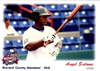 2010 Grandstand Brevard County Manatees #NNO Angel Salome Front