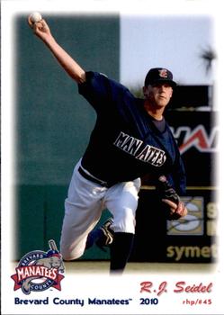 2010 Grandstand Brevard County Manatees #NNO R.J. Seidel Front