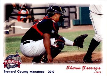 2010 Grandstand Brevard County Manatees #NNO Shawn Zarraga Front