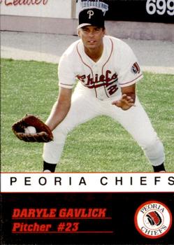 1993 Peoria Chiefs #NNO Daryle Gavlick Front