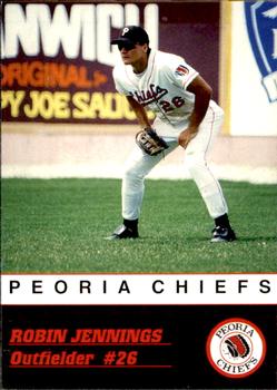 1993 Peoria Chiefs #NNO Robin Jennings Front